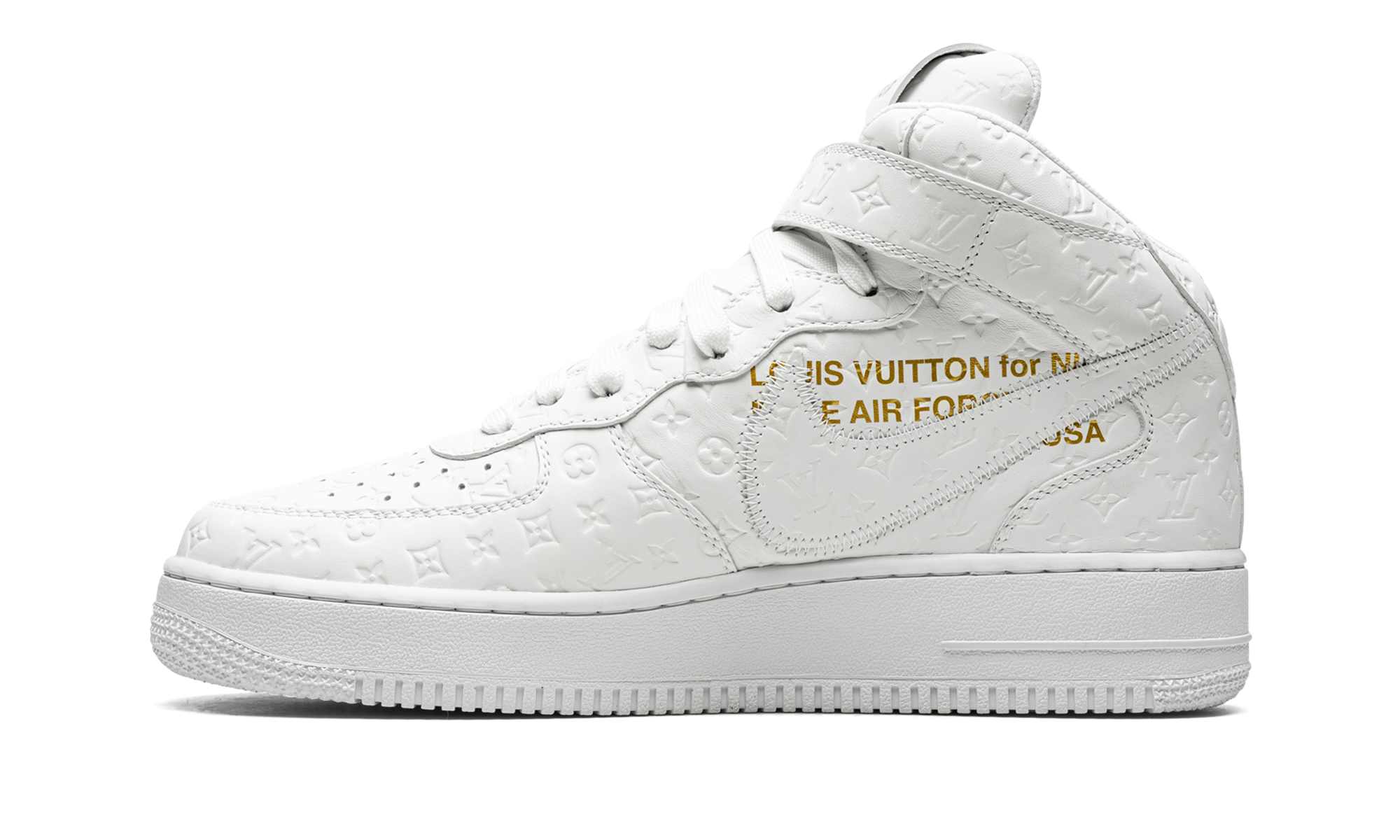 Louis Vuitton Air Force 1 Mid "Virgil Abloh - White/White" 1A9V90