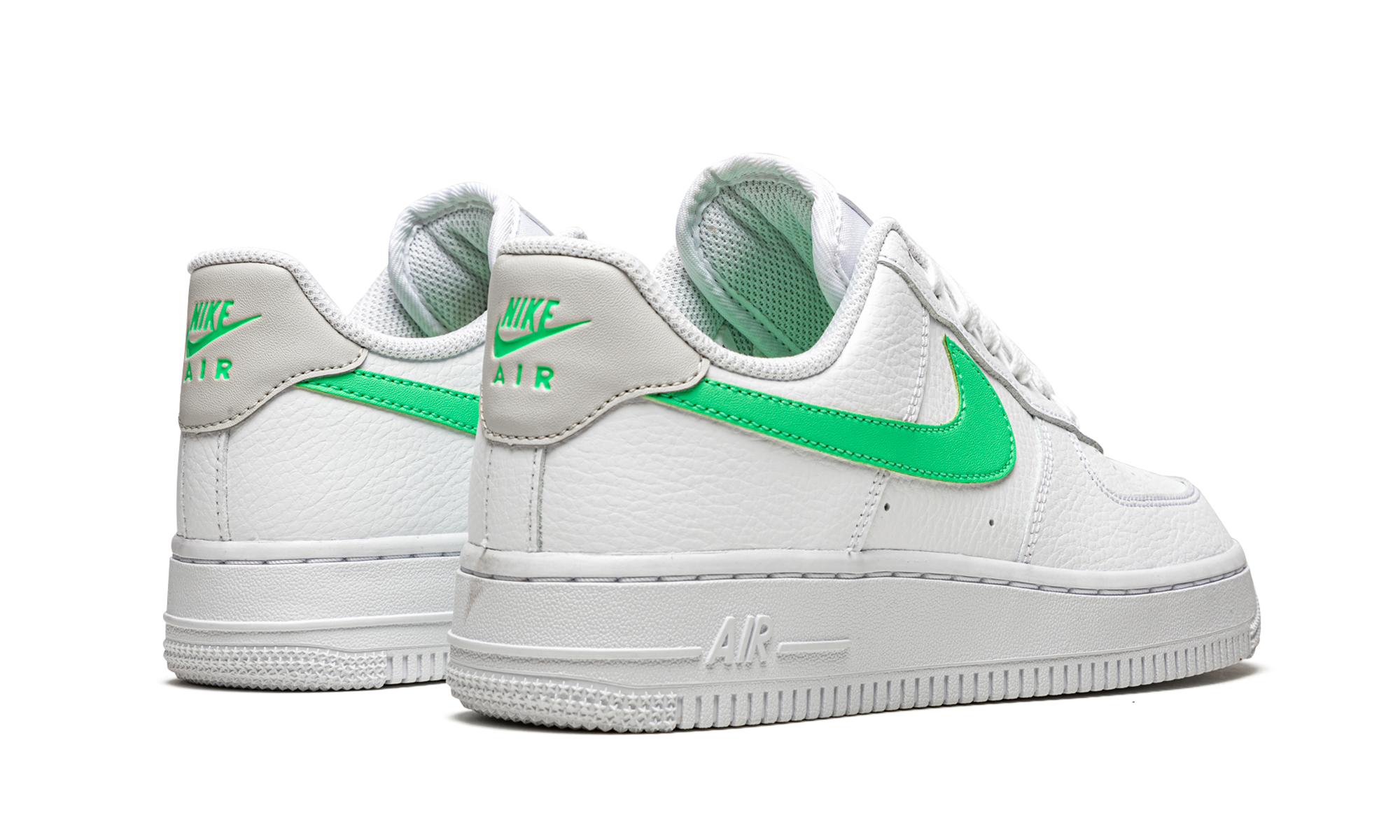 AIR FORCE 1 LO '07 MNS WMNS "White / Green Glow" 315115 164