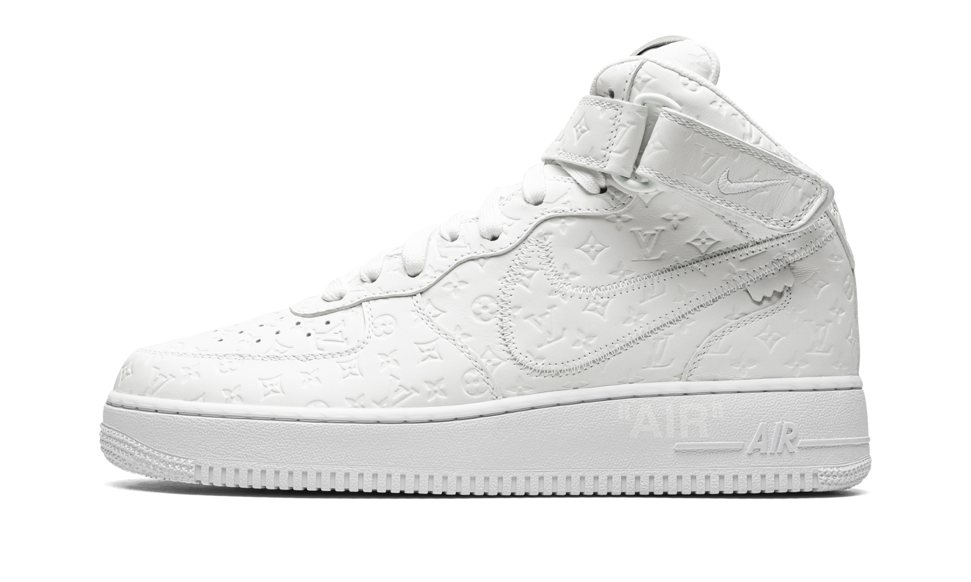 Louis Vuitton Air Force 1 Mid "Virgil Abloh - White/White" 1A9V90