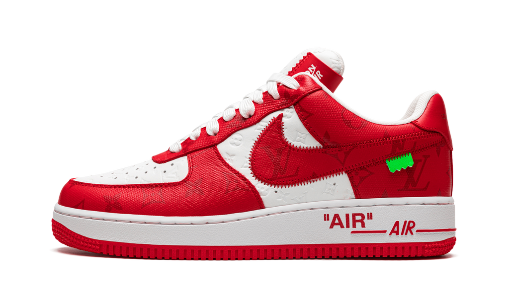 Louis Vuitton Air Force 1 Low "Virgil Abloh - White/Red" 1A9VA9