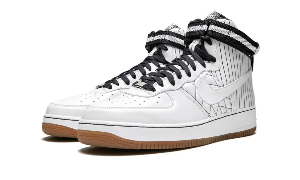 Air Force 1 High Premium "WHITE / WHITE-DARK OBSIDIAN" 332490 111