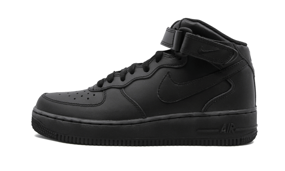Air Force 1 Mid GS "Triple Black" 314195 004