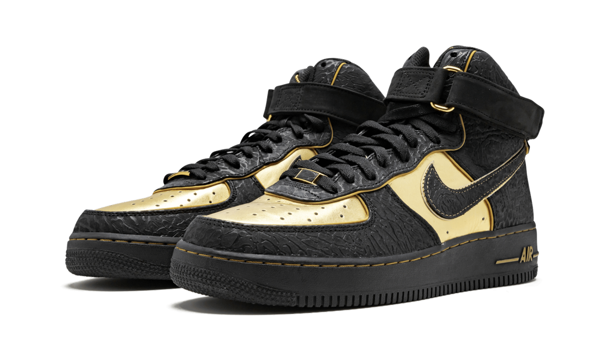 Air Force 1 Hi Supreme "Black / Gold" 345189 002