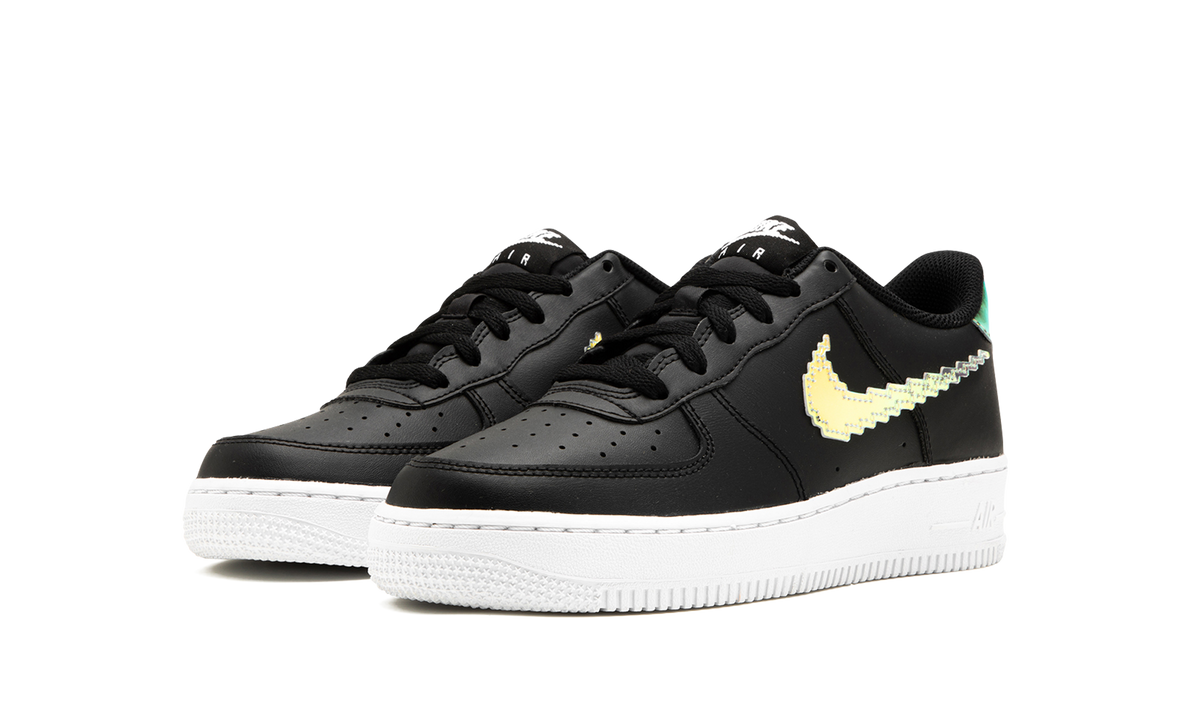Air Force 1 Low LV8 GS "Digital Swoosh - Black" CW1577 002