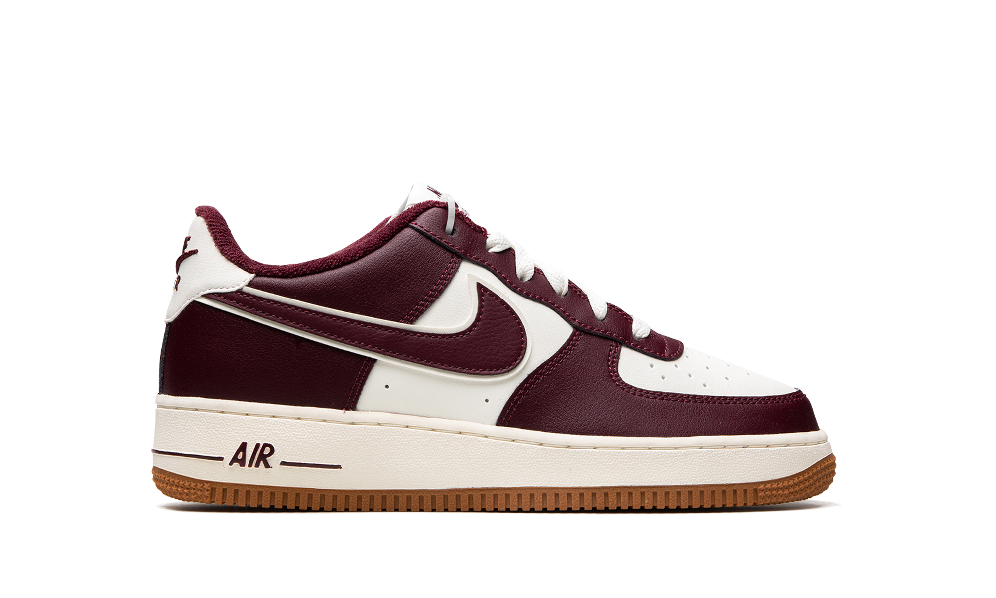 AIR FORCE 1 LV8 (GS) "College Pack - Night Maroon" DQ5972 100