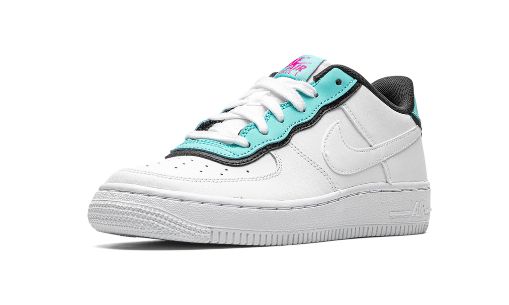 Air Force 1 LV8 1 DBL GS "Double Layer - Aqua Black" BV1084 100