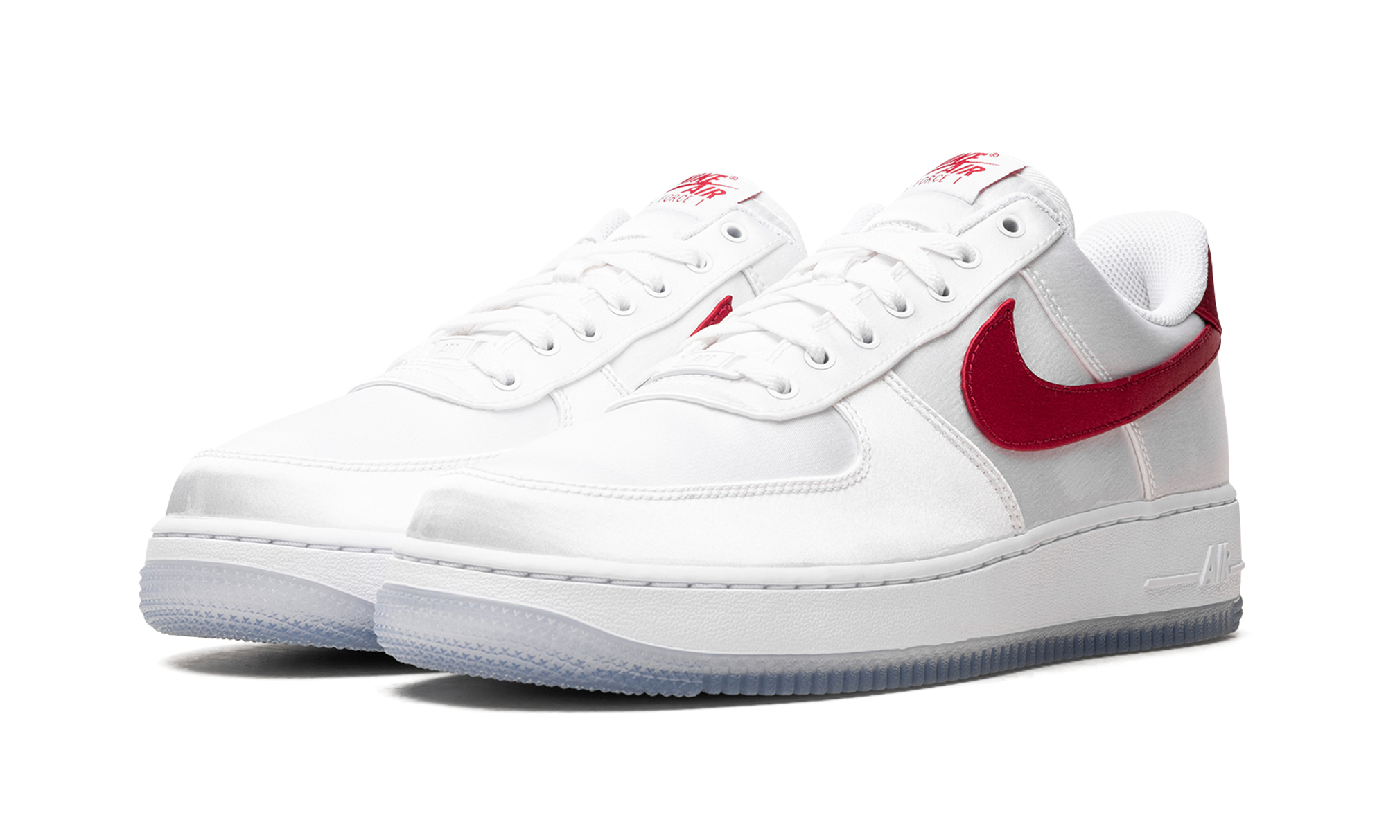 AIR FORCE 1 LO '07 WMNS "Satin White Varsity Red" DX6541 100