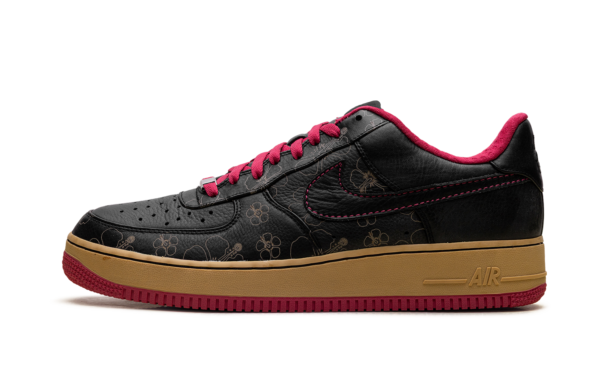 Air Force 1 Premium '07 "Black/Black-Cerise-Metallic Gold" 315180 001