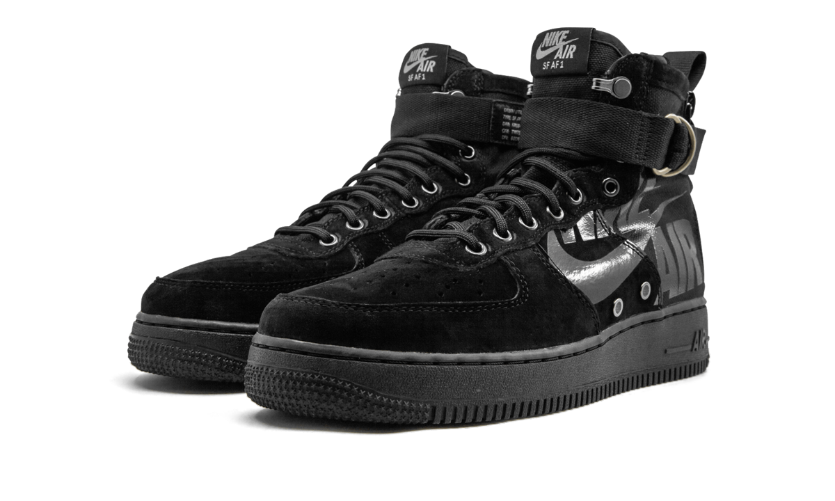 SF Air Force 1 Mid "Black Cool Grey" 917753 008
