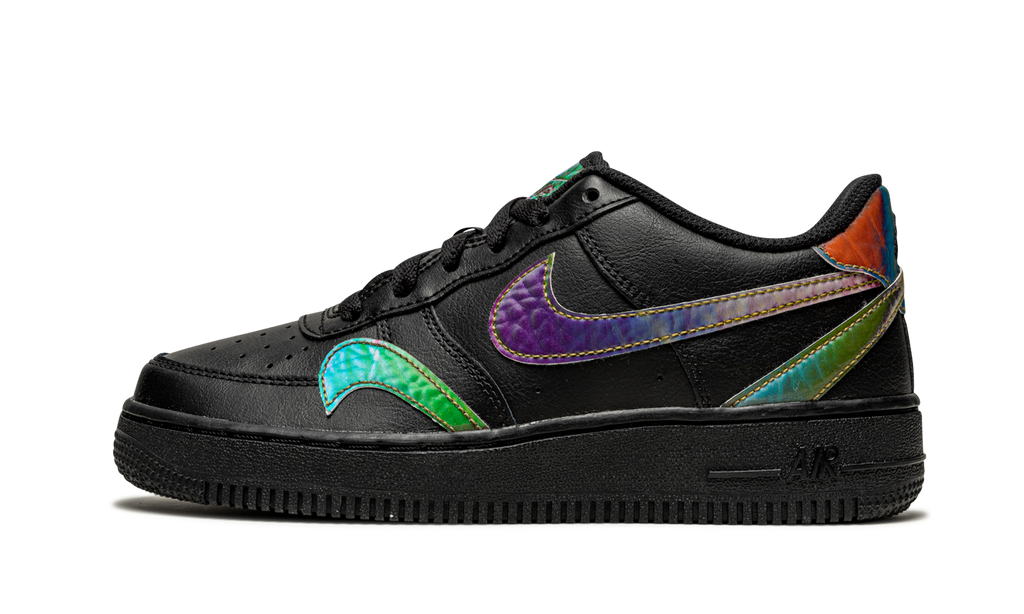 Air Force 1 Low LV8 GS "Misplaced Swooshes - Black" CZ5890 001