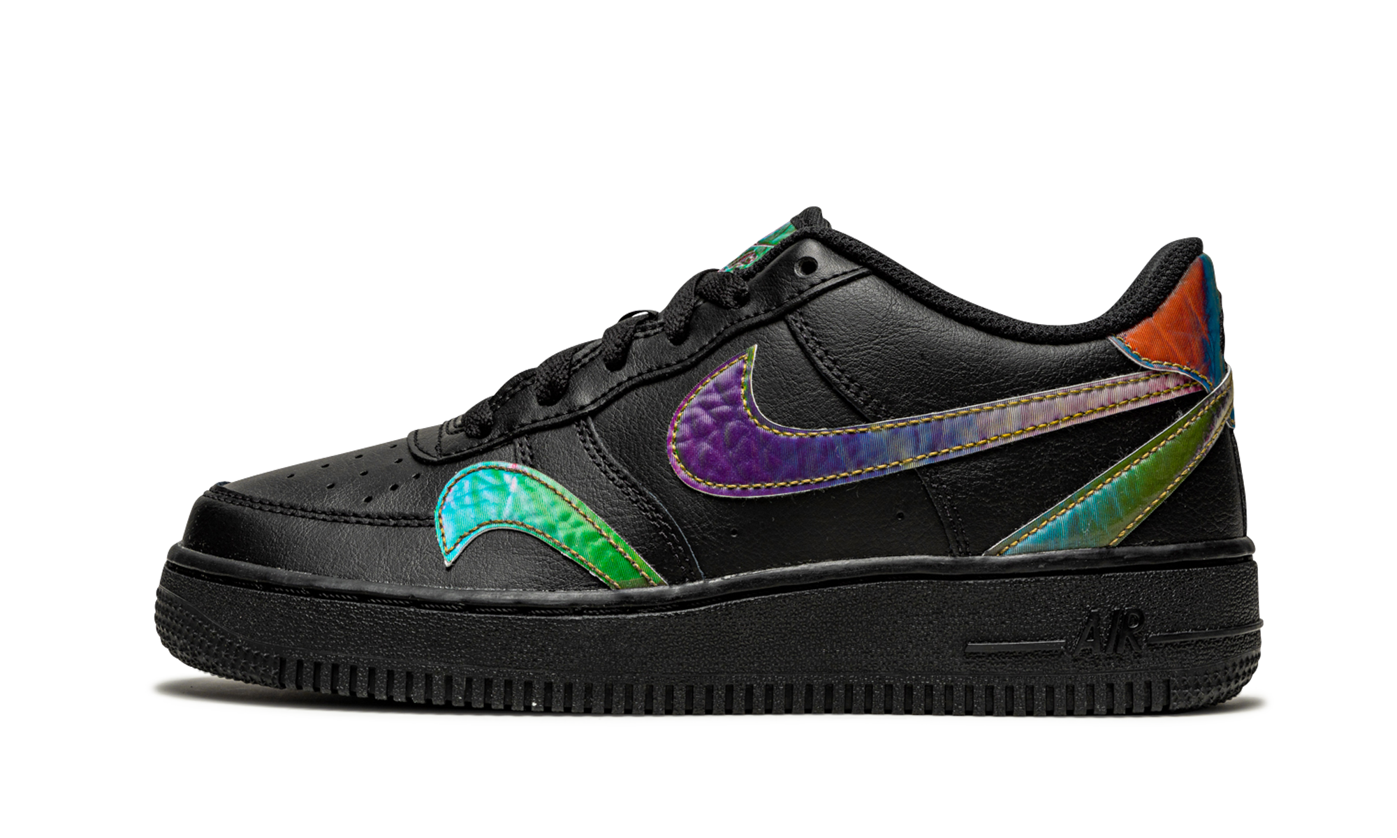 Air Force 1 Low LV8 GS "Misplaced Swooshes - Black" CZ5890 001