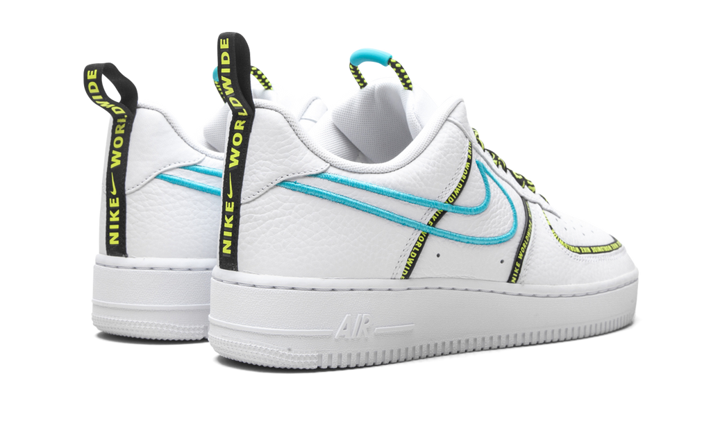 Air Force 1 Low "Worldwide White Blue Fury Volt" CK7213 100
