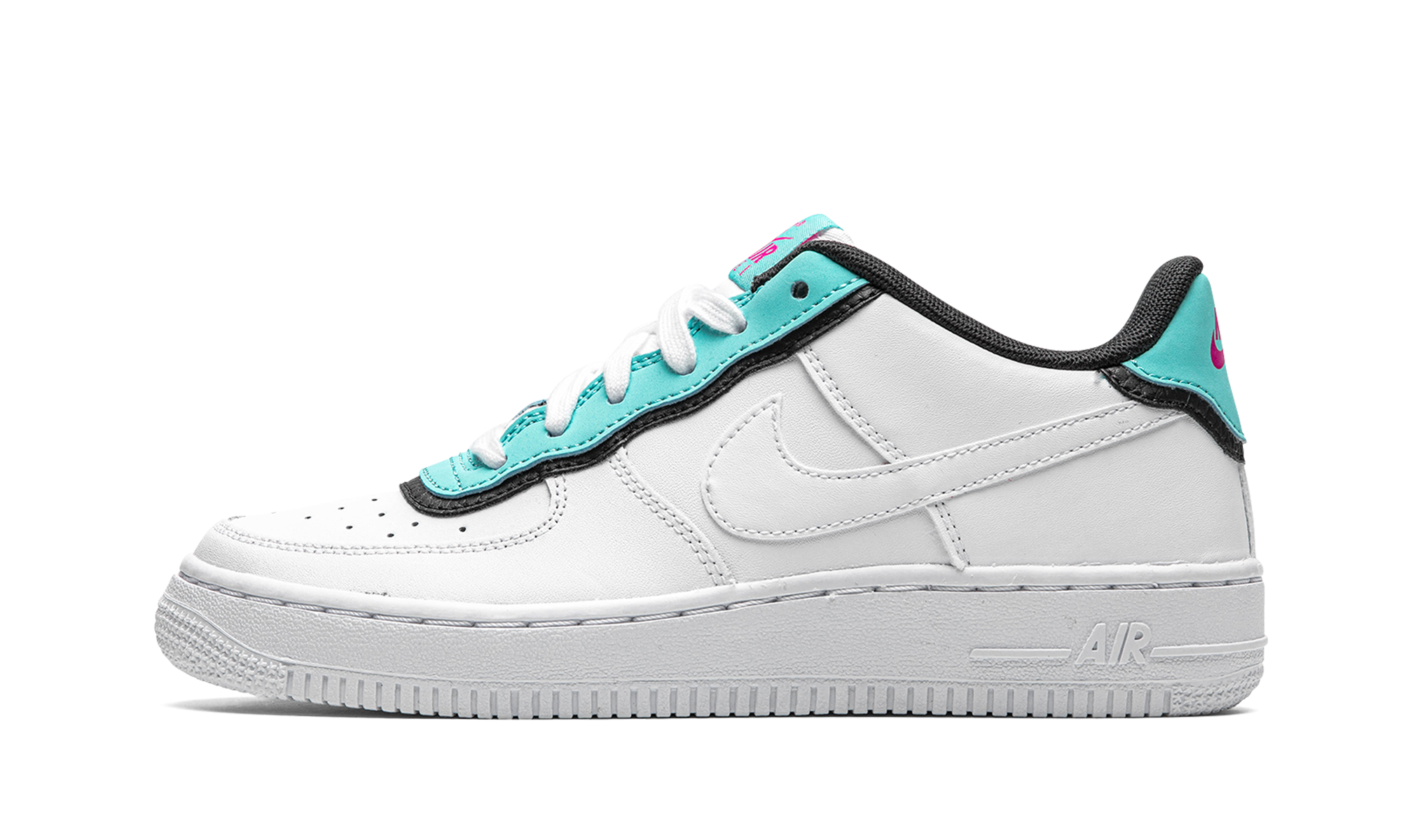 Air Force 1 LV8 1 DBL GS "Double Layer - Aqua Black" BV1084 100