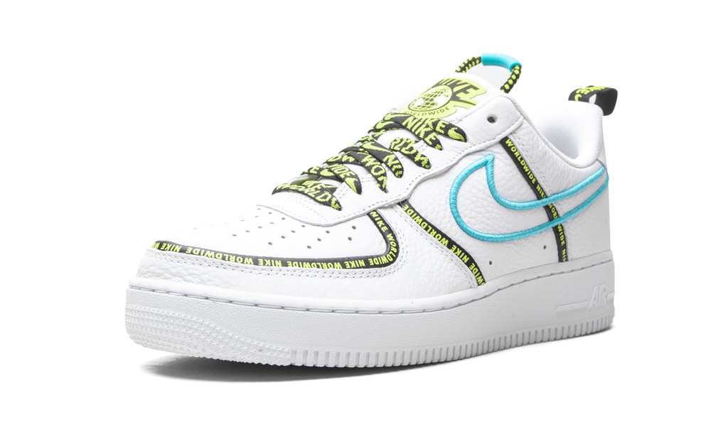 Air Force 1 Low "Worldwide White Blue Fury Volt" CK7213 100