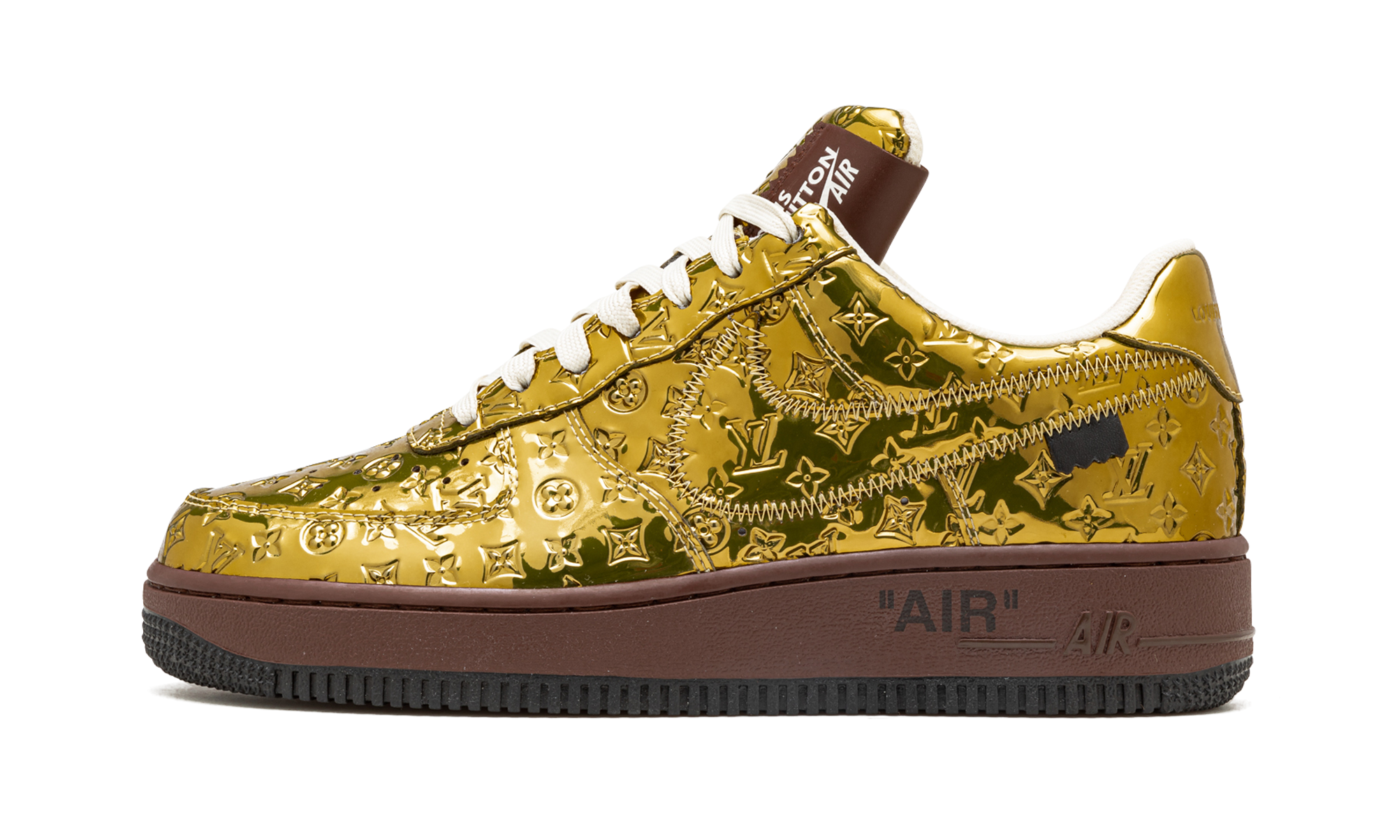 Louis Vuitton Air Force 1 Low "Virgil Abloh - Metallic Gold" 1A9VG3