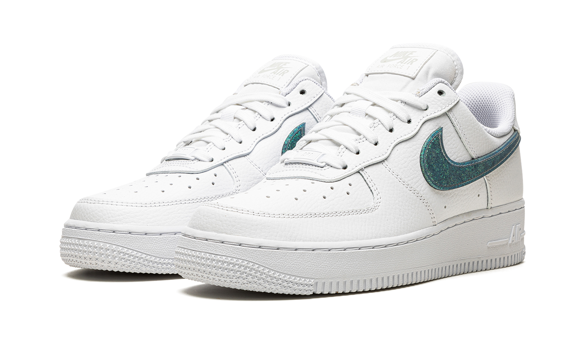 AIR FORCE 1 '07 ESS WMNS "Glitter Swoosh - Celery" DH4407 100