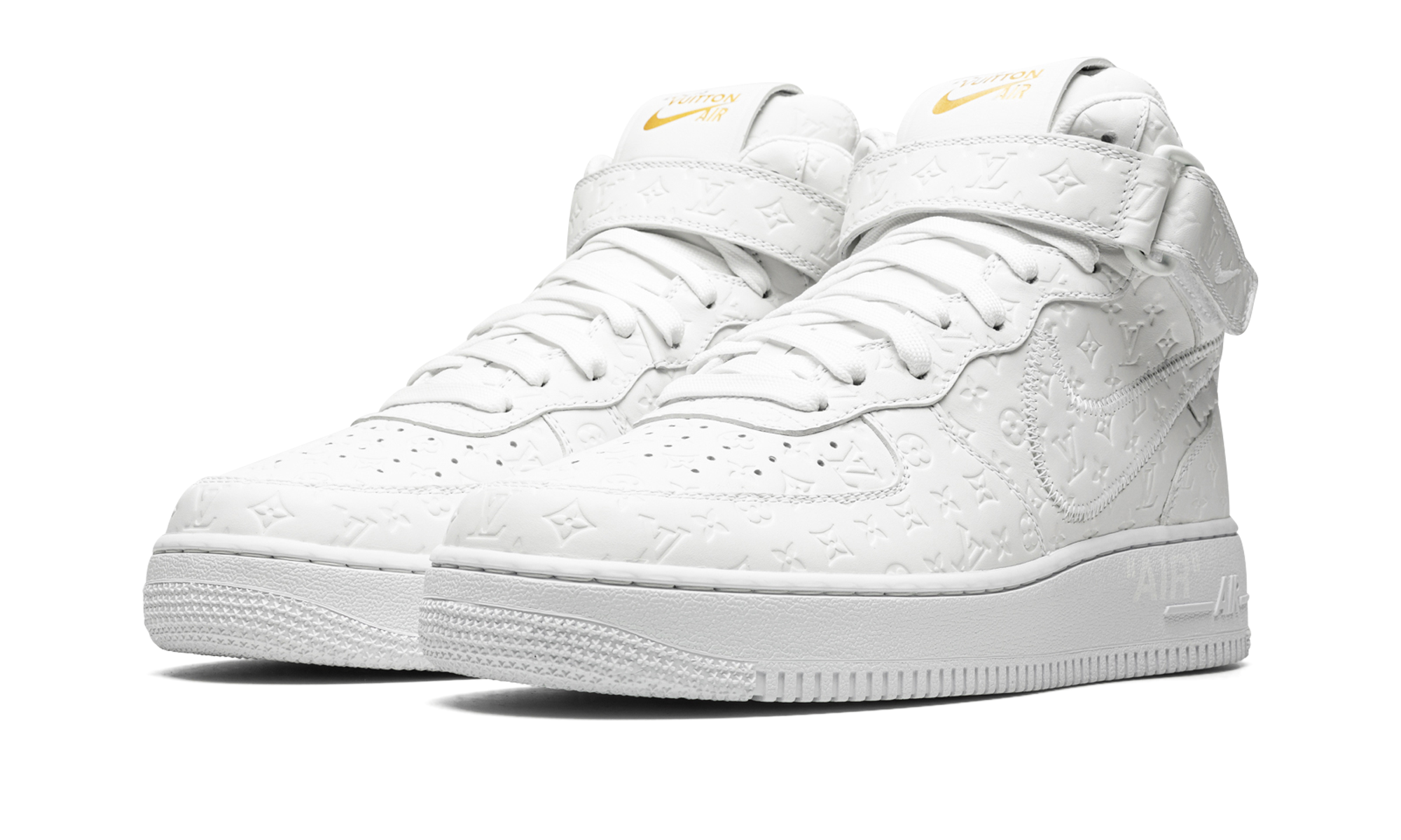 Louis Vuitton Air Force 1 Mid "Virgil Abloh - White/White" 1A9V90
