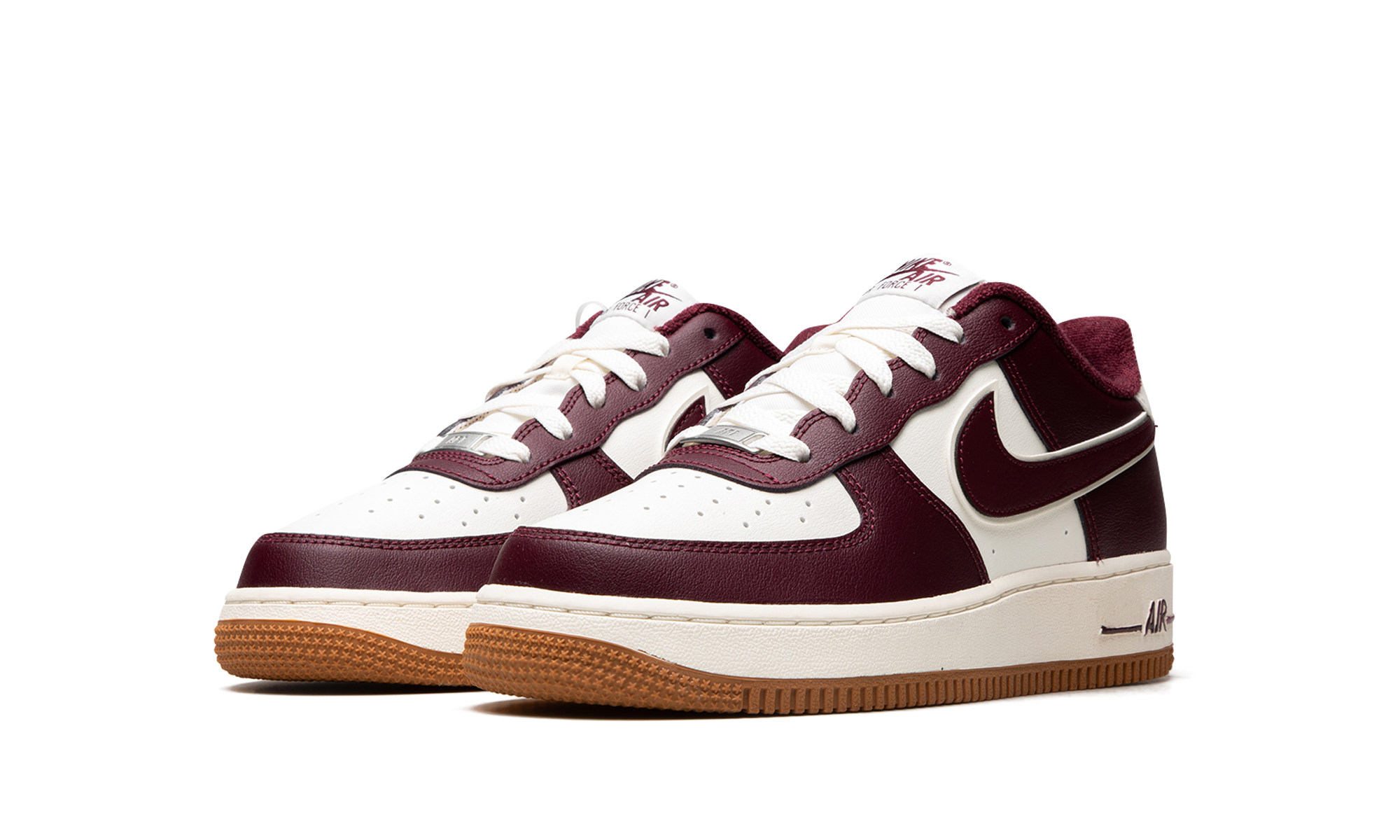 AIR FORCE 1 LV8 (GS) "College Pack - Night Maroon" DQ5972 100