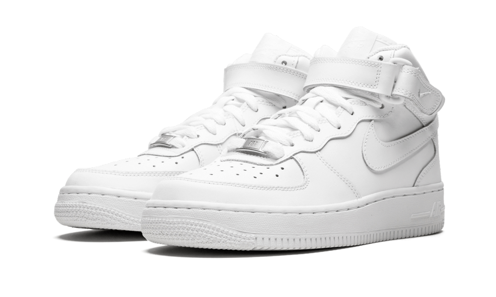 Air Force 1 MID GS "Triple White" 314195 113