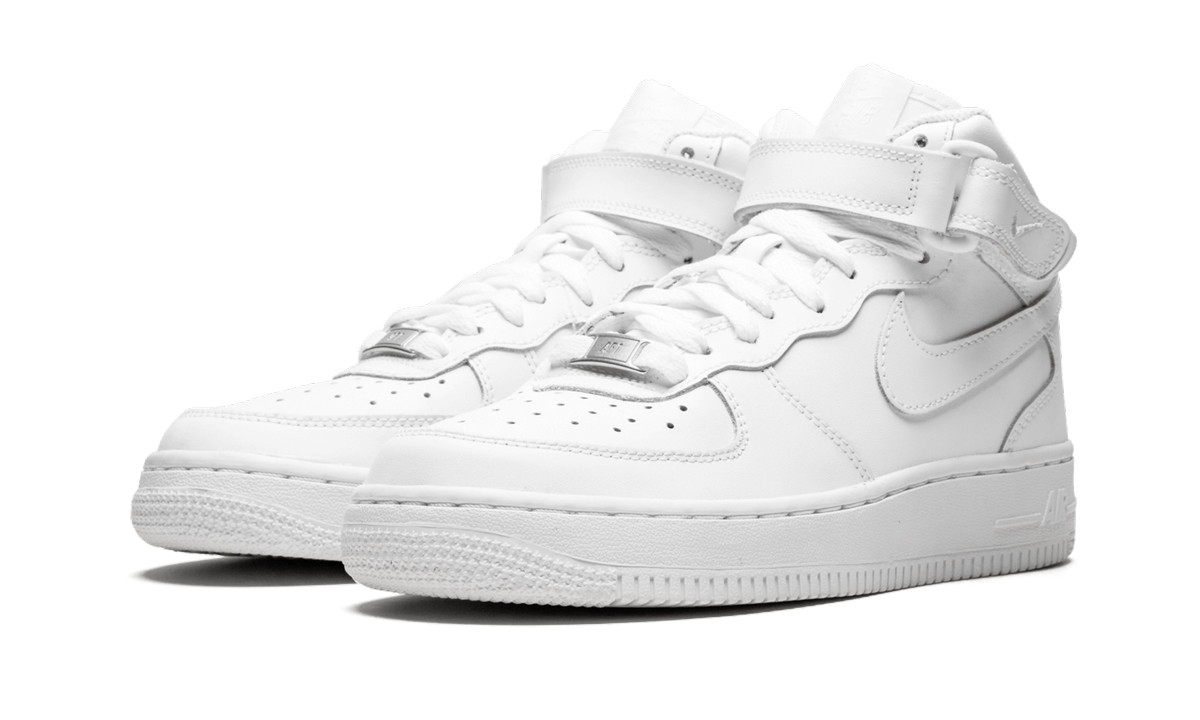 Air Force 1 MID GS "Triple White" 314195 113