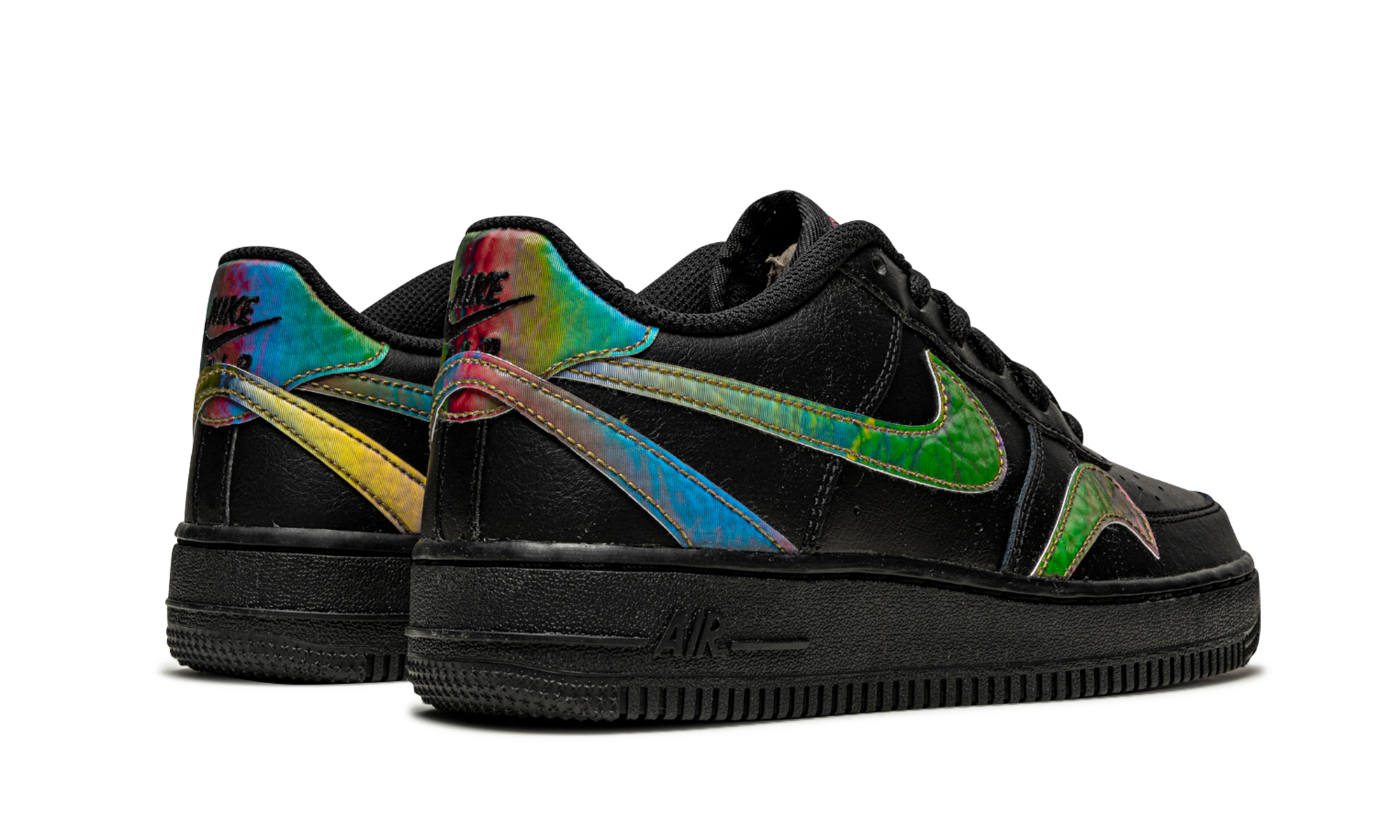 Air Force 1 Low LV8 GS "Misplaced Swooshes - Black" CZ5890 001