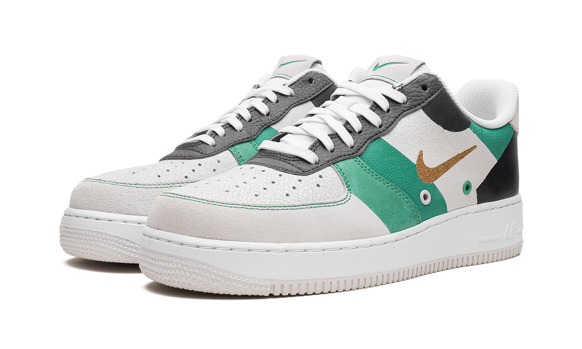 Air Force 1 Low Premium "White/Black/Vast Grey/Green/Metallic Gold" CI0065 100
