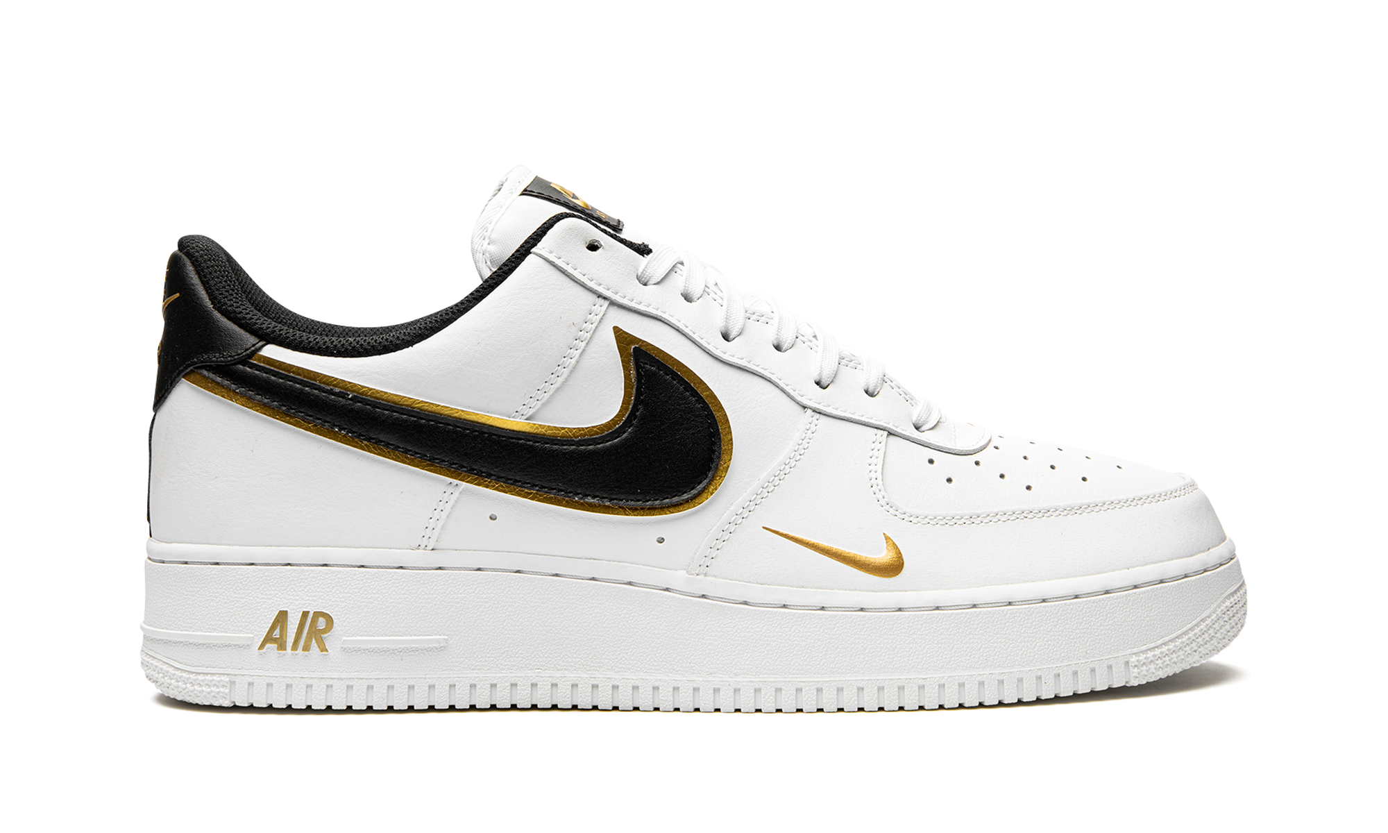 Air Force 1 '07 LV8 "Double Swoosh - White / Black / Gold" DA8481 100