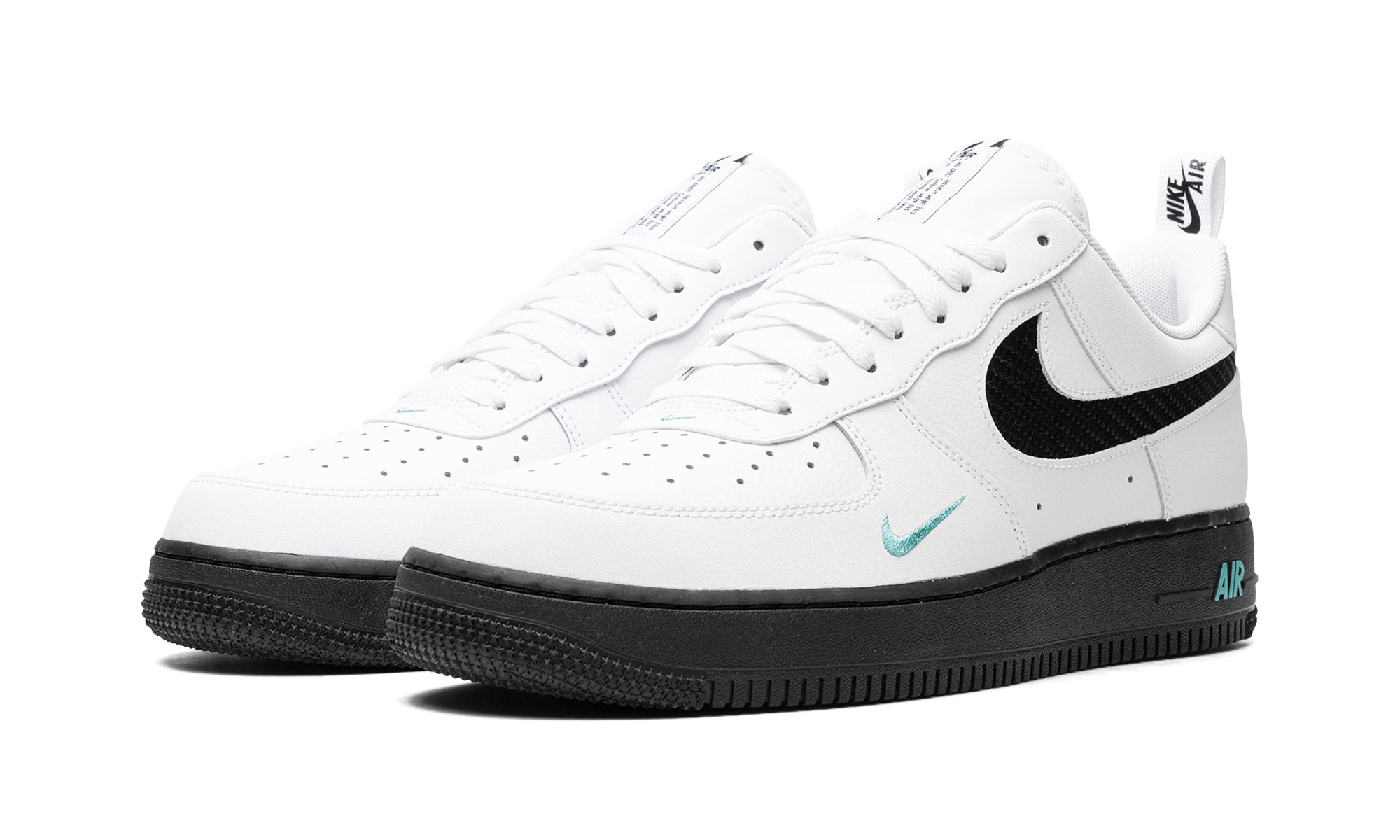 Air Force 1 "White/Black Teal" DR0155 100