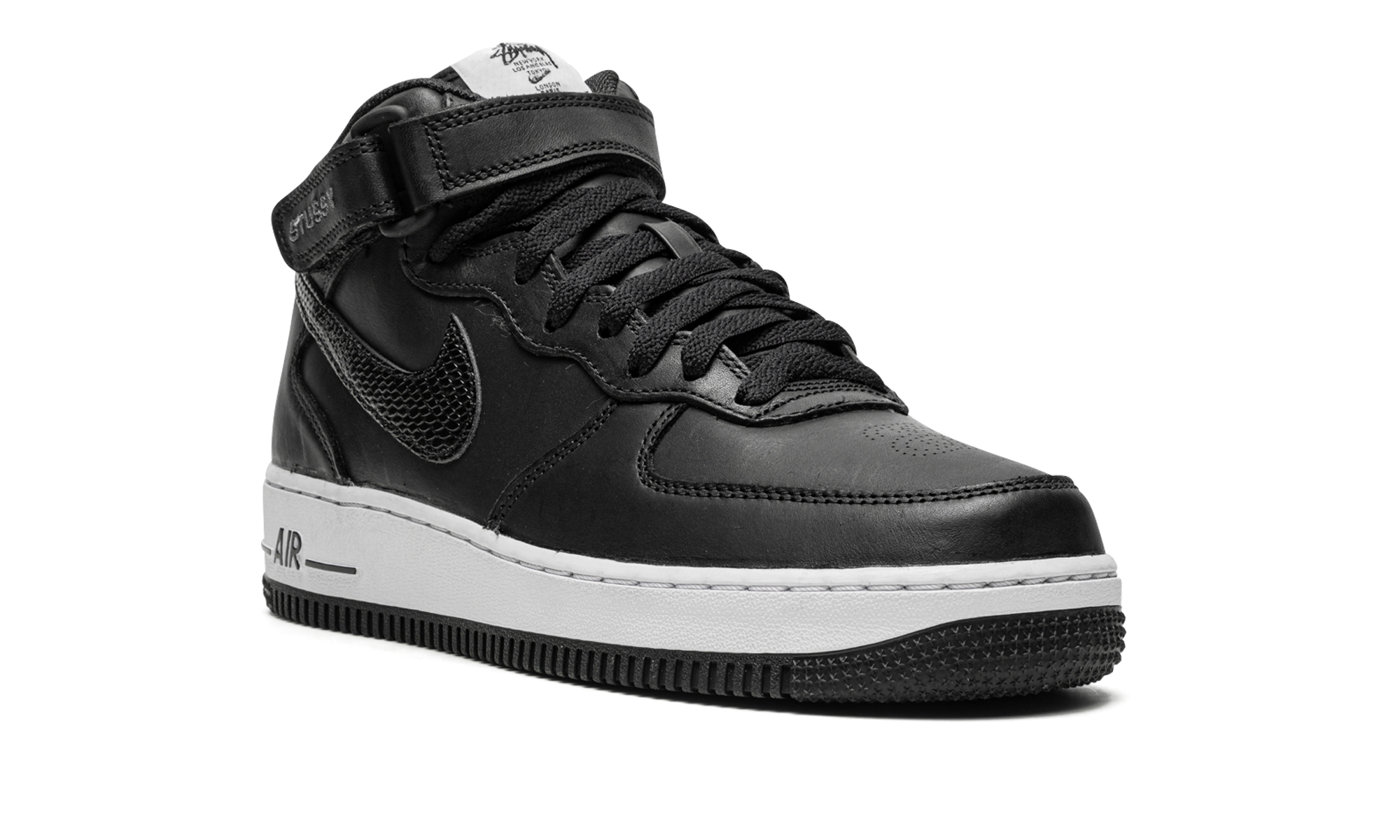 Air Force 1 Mid "Stussy - Black" DJ7840 001