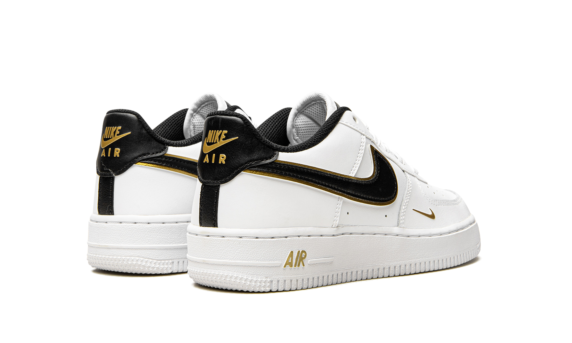 Air Force 1 Low '07 LV8 GS "Double Swoosh White Metallic Gold" DM3322 100