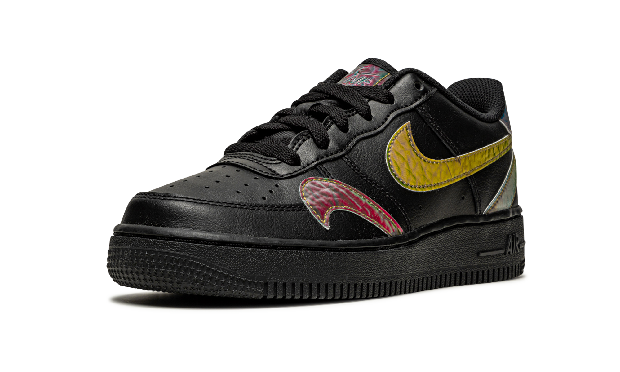 Air Force 1 Low LV8 GS "Misplaced Swooshes - Black" CZ5890 001