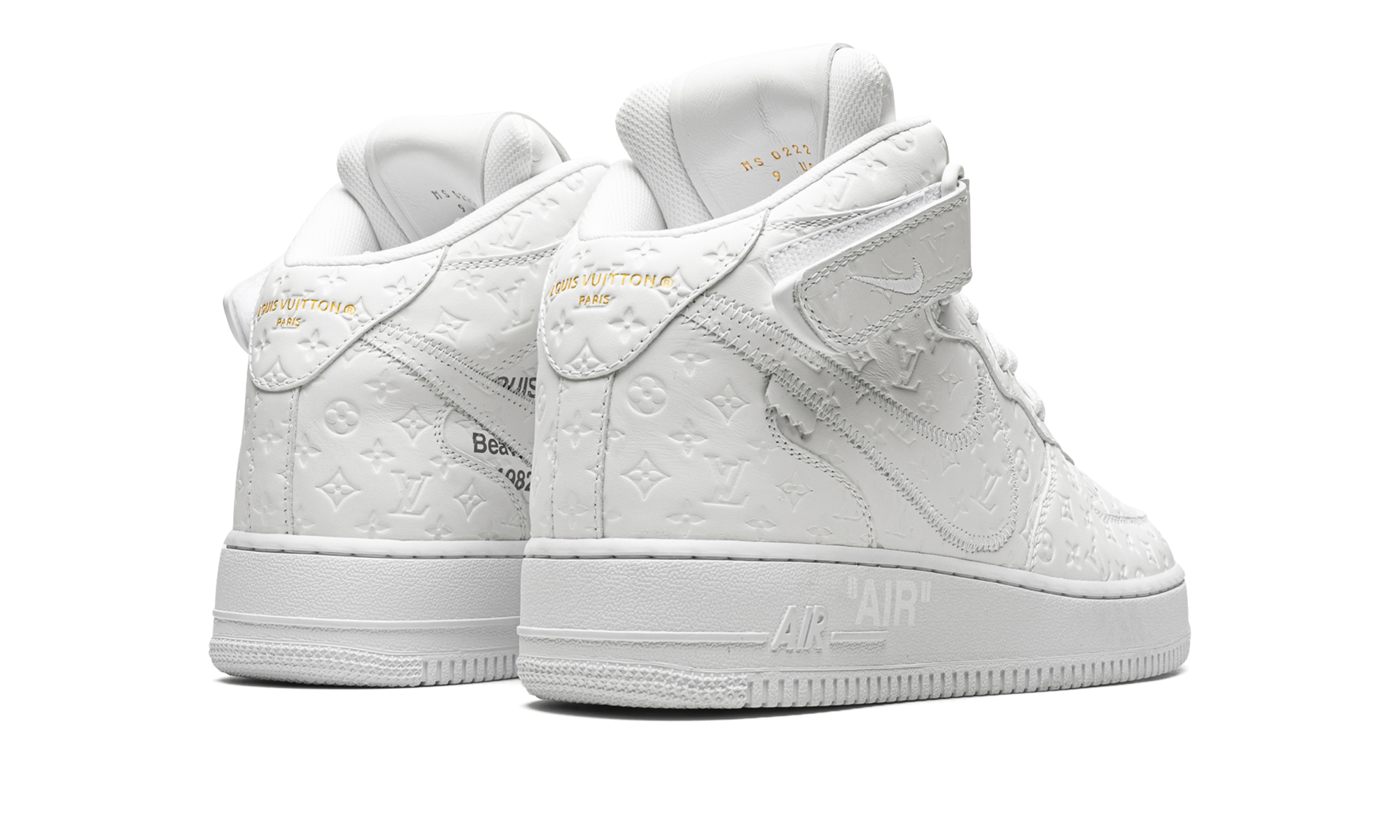 Louis Vuitton Air Force 1 Mid "Virgil Abloh - White/White" 1A9V90