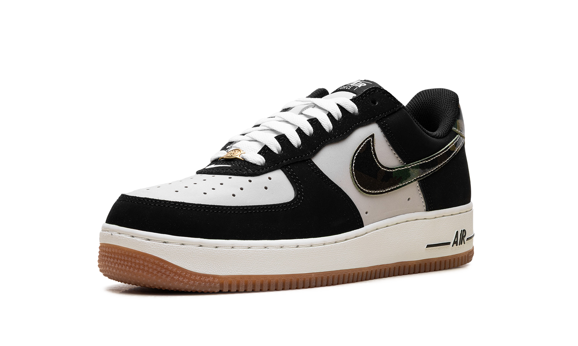 Air Force 1 Low '07 LV8 "Black Patent Camo Swoosh" HQ1967 100