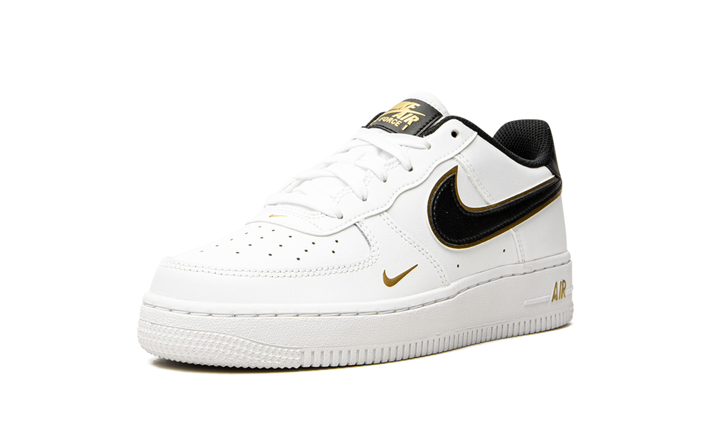 Air Force 1 Low '07 LV8 GS "Double Swoosh White Metallic Gold" DM3322 100