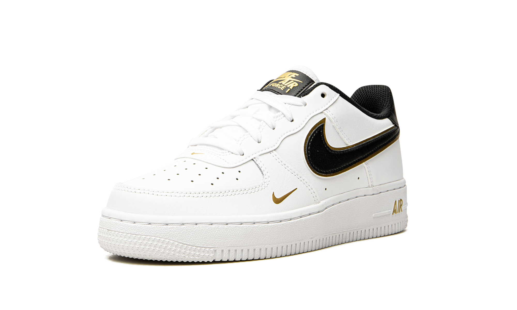 Air Force 1 Low '07 LV8 GS "Double Swoosh White Metallic Gold" DM3322 100