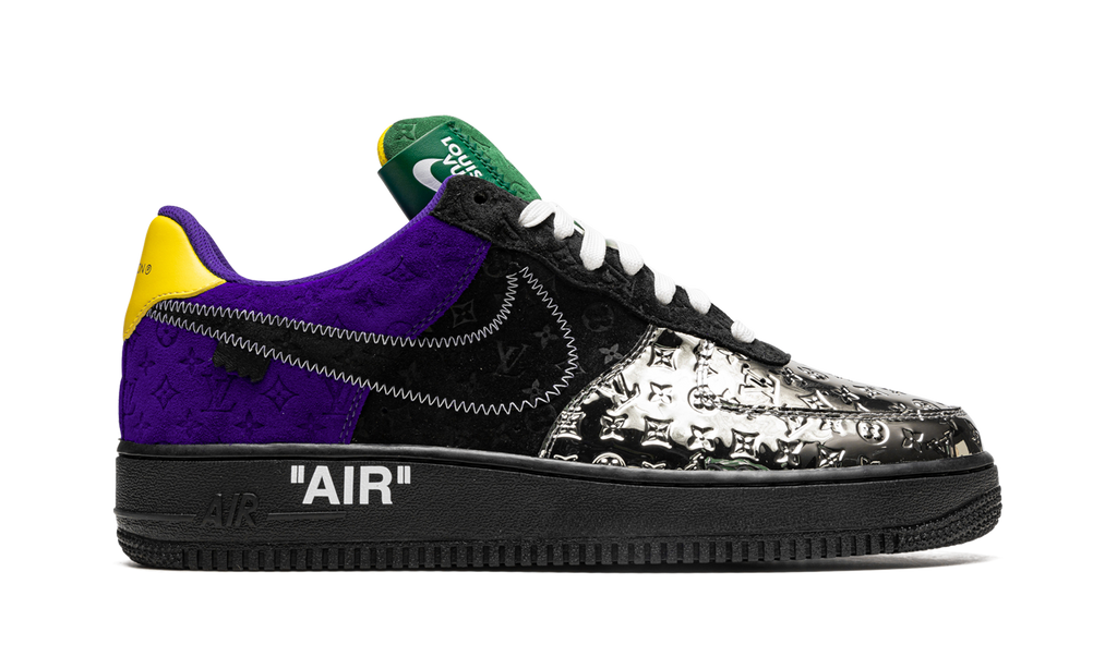 Louis Vuitton Air Force 1 Low "Virgil Abloh - Purple Dusk/Metallic Silver" 1A9VCC