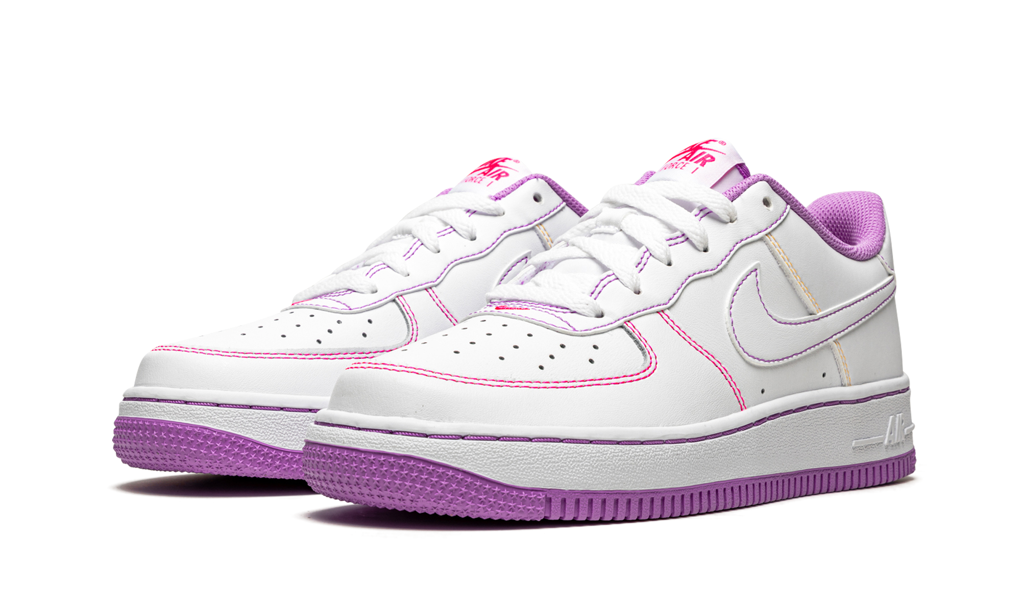 Air Force 1 Low GS "Contrast Stitch - Fuchsia Glow" CW1575 110