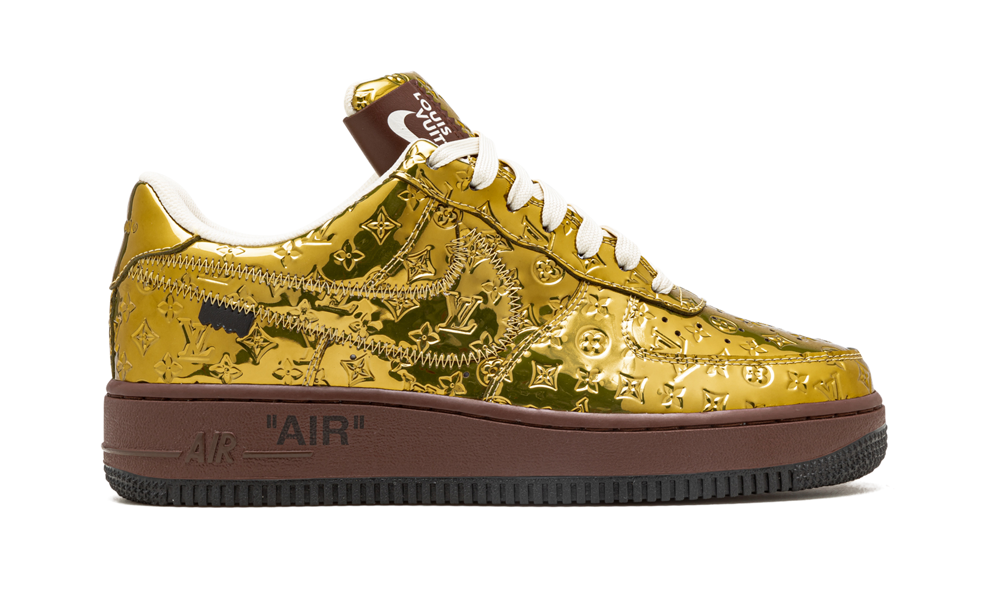 Louis Vuitton Air Force 1 Low "Virgil Abloh - Metallic Gold" 1A9VG3