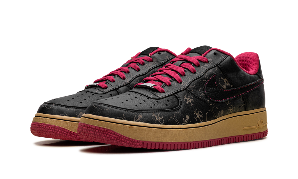 Air Force 1 Premium '07 "Black/Black-Cerise-Metallic Gold" 315180 001