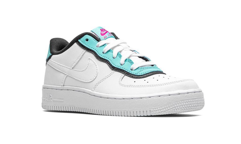 Air Force 1 LV8 1 DBL GS "Double Layer - Aqua Black" BV1084 100