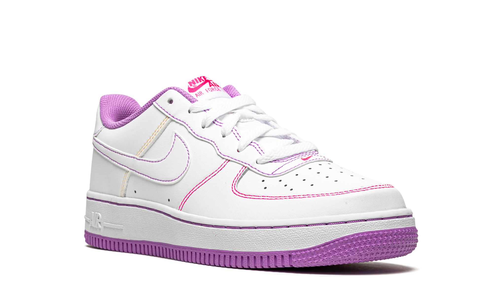 Air Force 1 Low GS "Contrast Stitch - Fuchsia Glow" CW1575 110