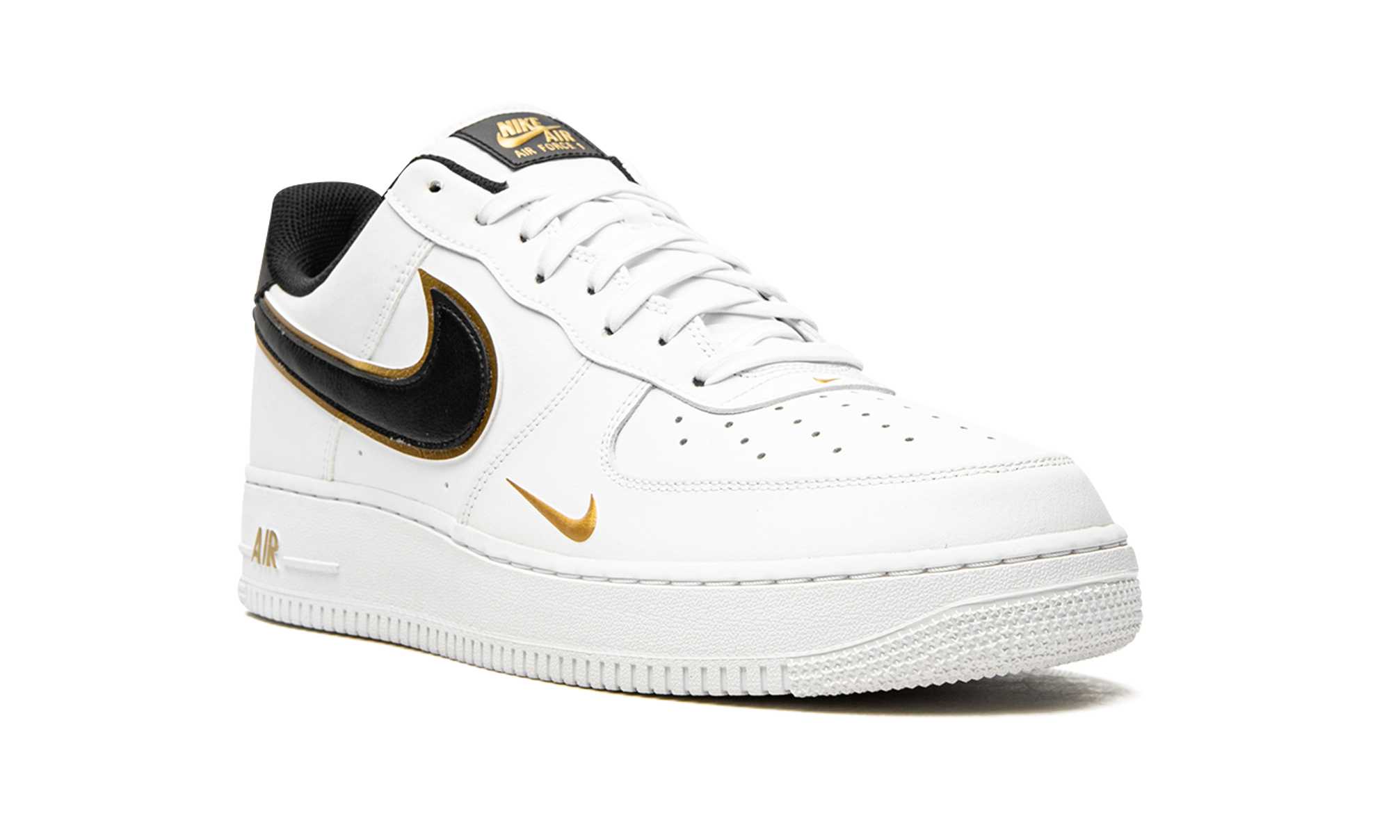 Air Force 1 '07 LV8 "Double Swoosh - White / Black / Gold" DA8481 100