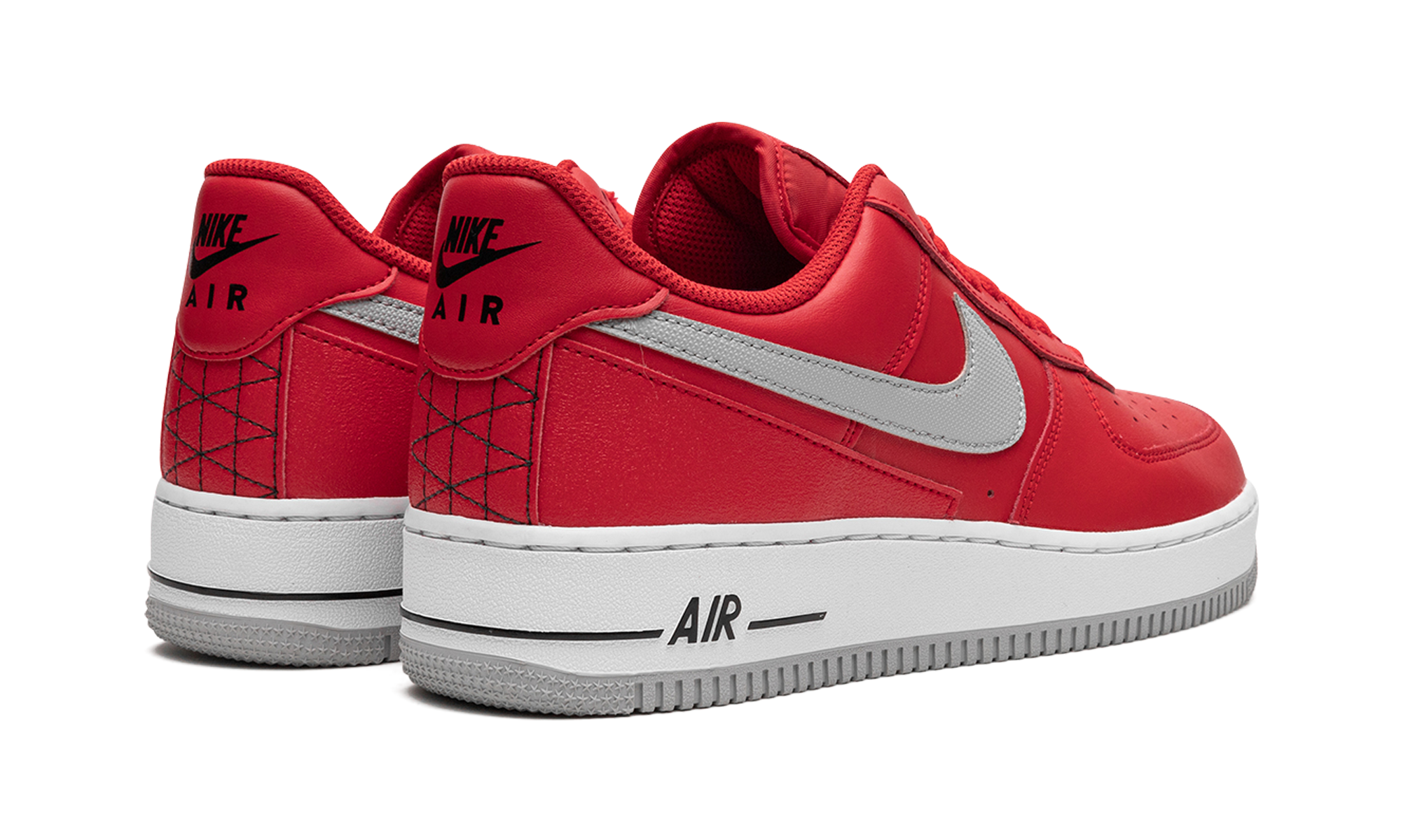 Air Force 1 Low Technical Stitch "University Red Light Smoke Grey" DD7113 600