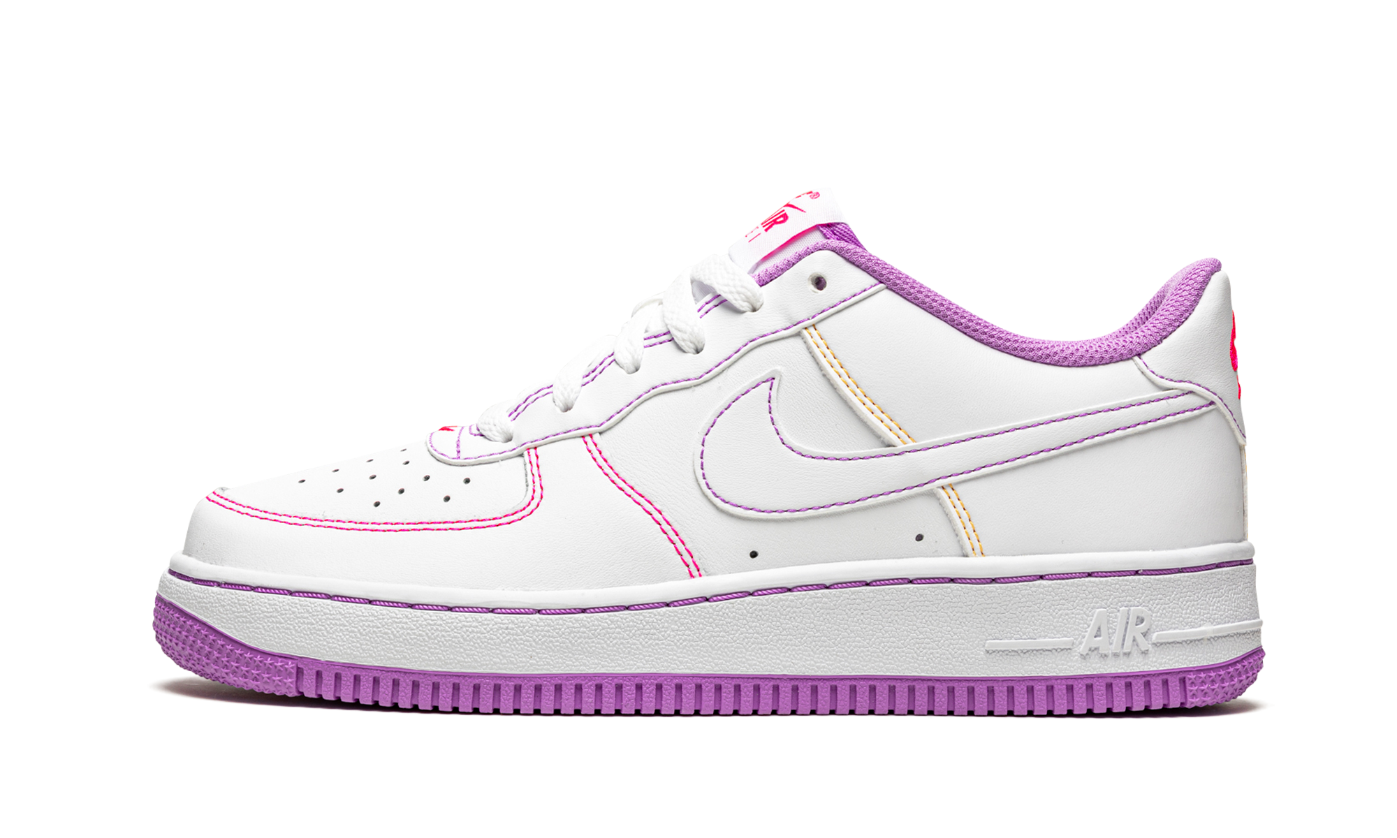 Air Force 1 Low GS "Contrast Stitch - Fuchsia Glow" CW1575 110