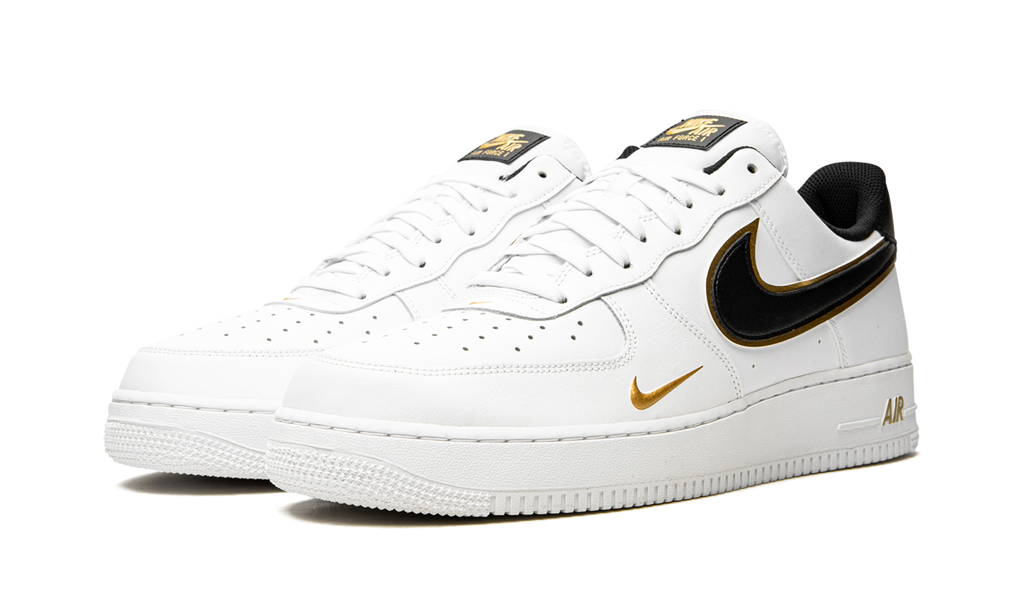 Air Force 1 '07 LV8 "Double Swoosh - White / Black / Gold" DA8481 100