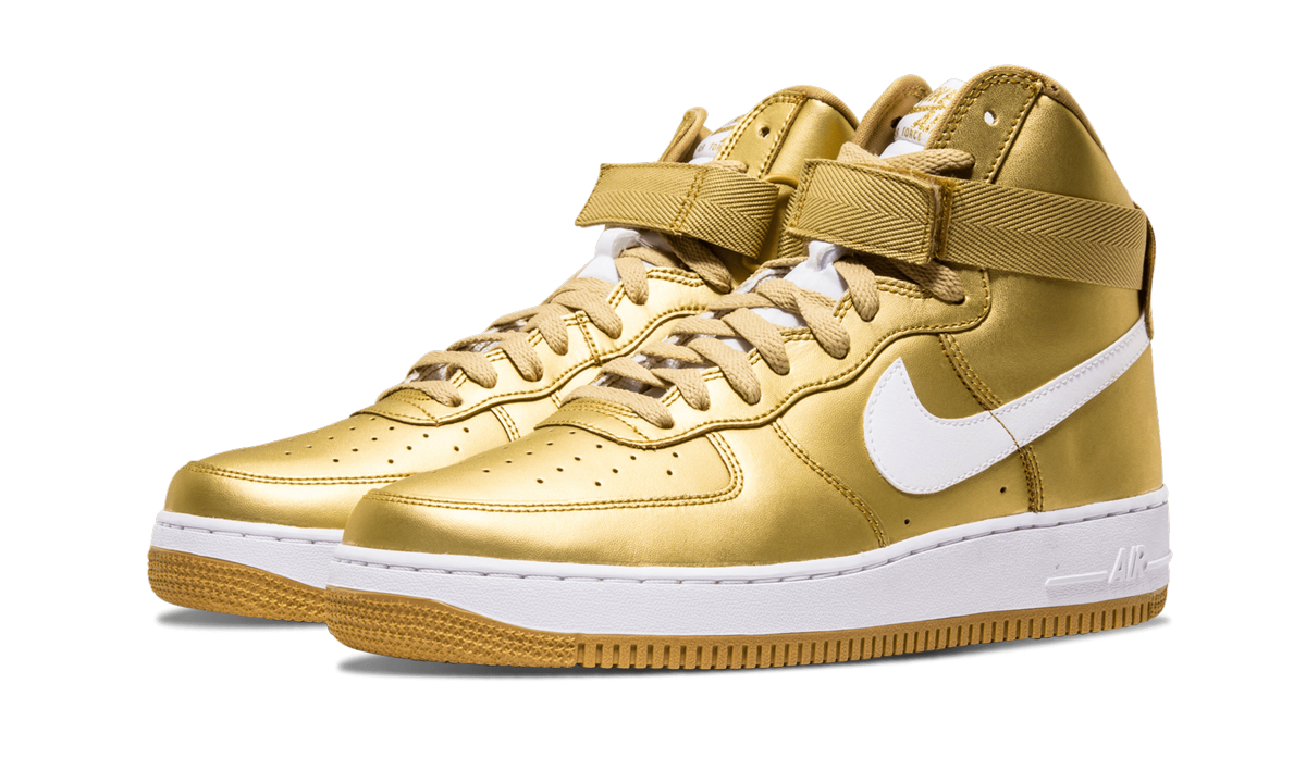 Air Force 1 High Retro QS "Metallic Gold" 823297 700