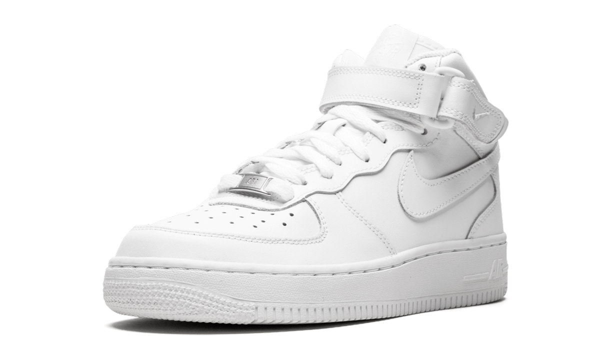 Air Force 1 MID GS "Triple White" 314195 113