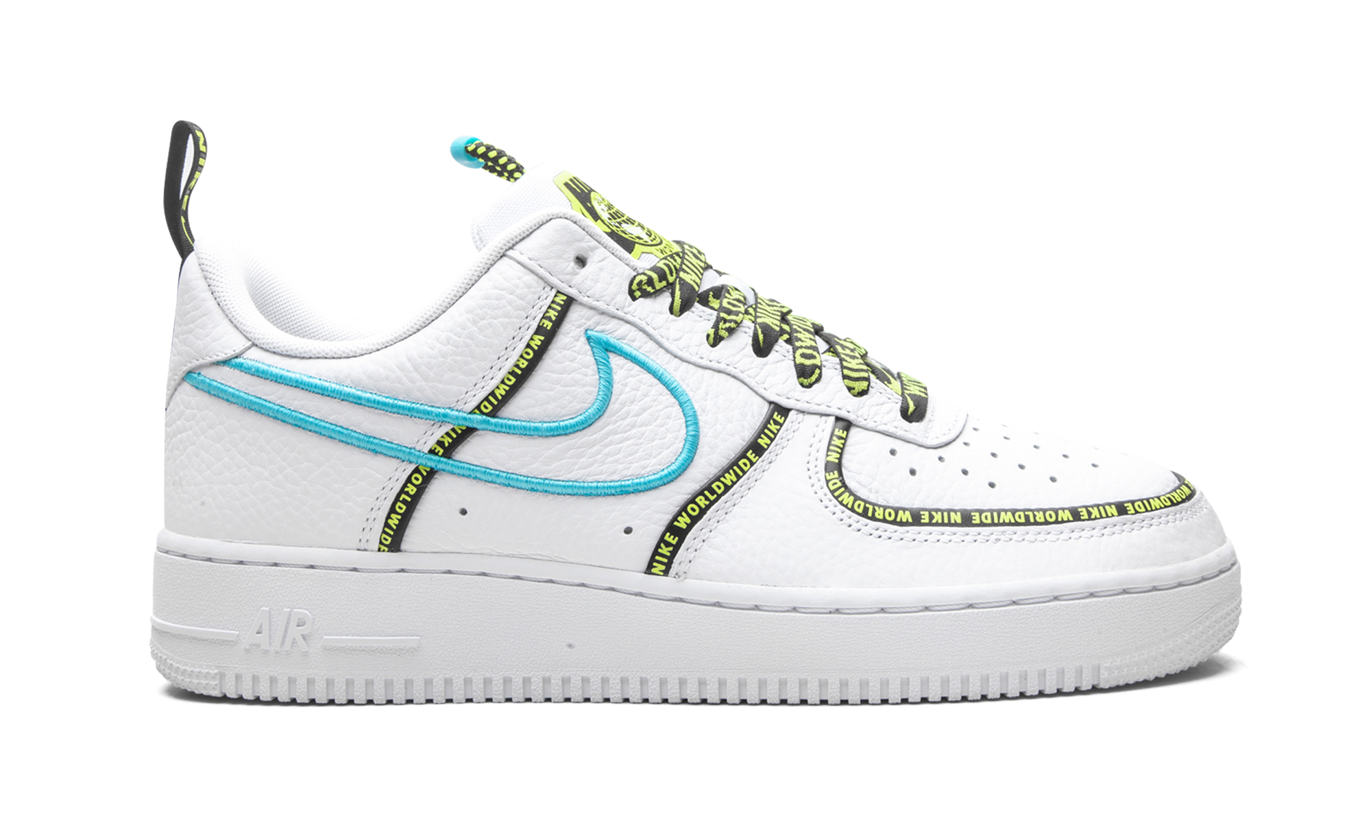 Air Force 1 Low "Worldwide White Blue Fury Volt" CK7213 100