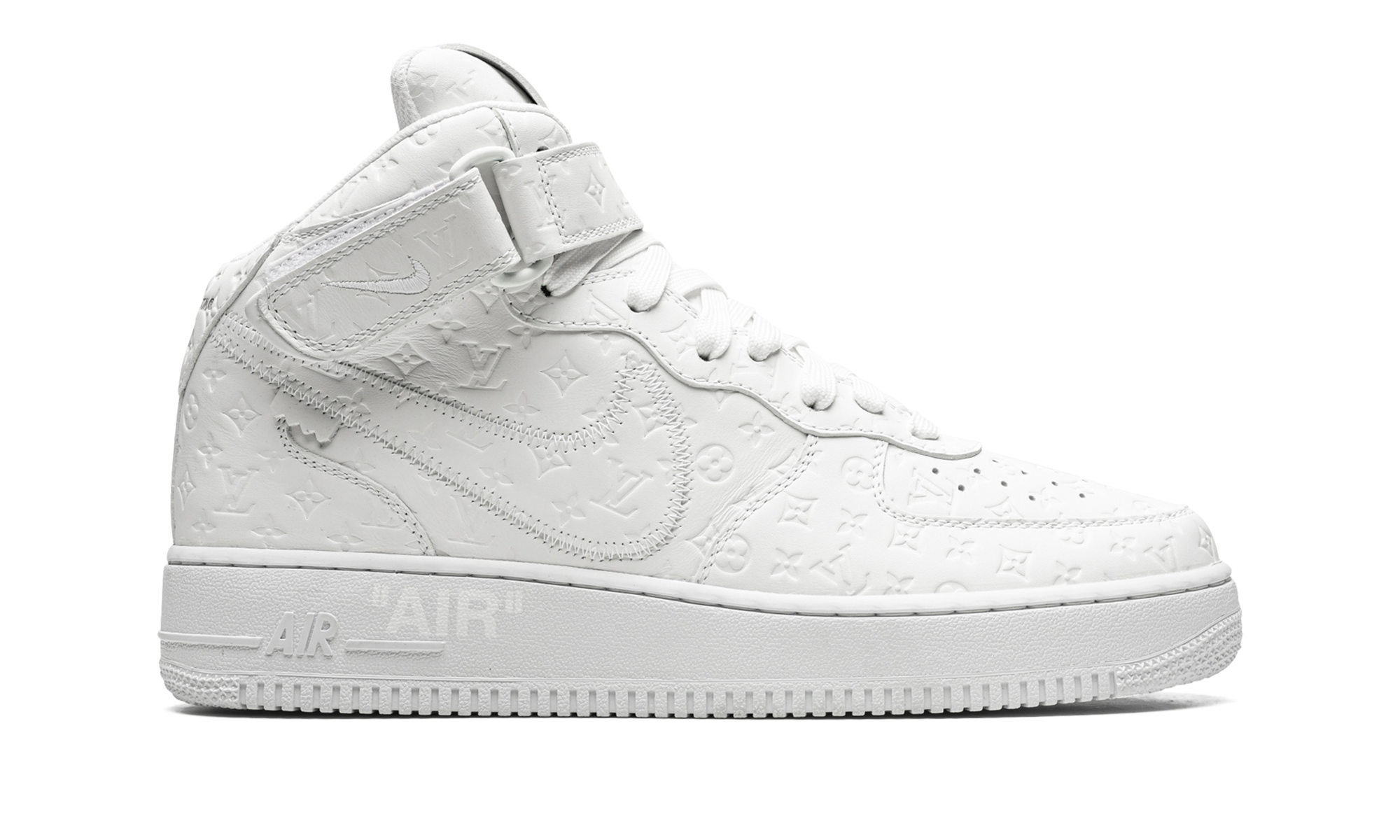 Louis Vuitton Air Force 1 Mid "Virgil Abloh - White/White" 1A9V90