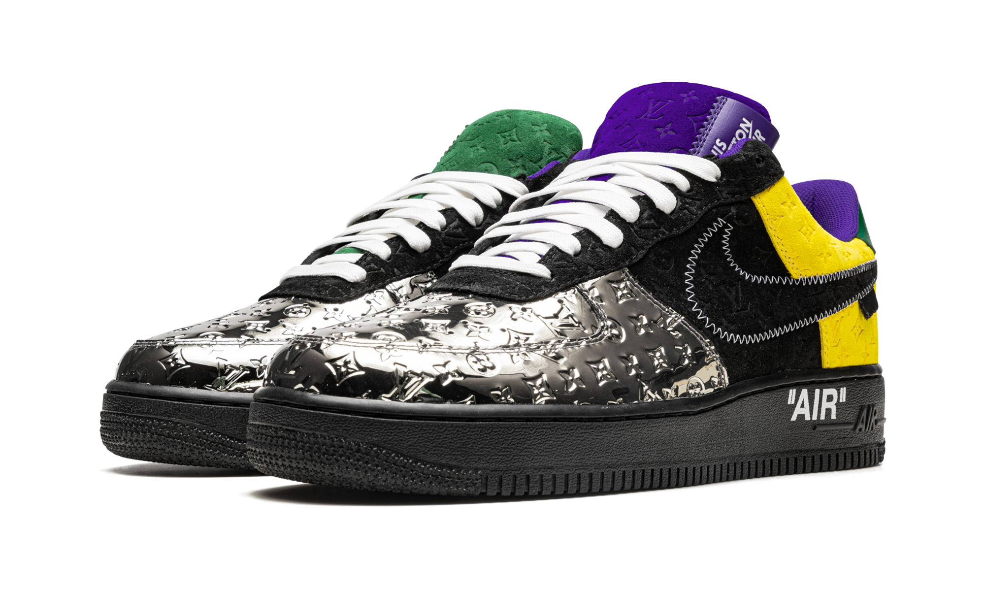 Louis Vuitton Air Force 1 Low "Virgil Abloh - Purple Dusk/Metallic Silver" 1A9VCC